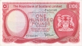 Royal Bank Of Scotland Ltd 1969 To 1981 100 Pounds,  5. 1.1972